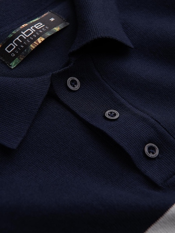 Ombre Shirt in Blauw
