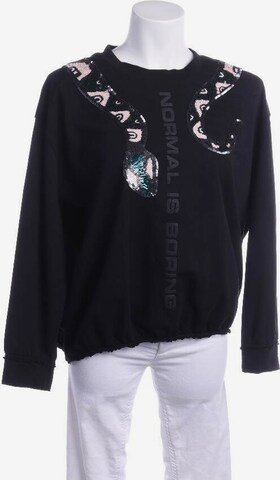 Marc Cain Sweatshirt & Zip-Up Hoodie in M in Black: front