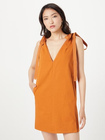 Robe 'Jagger' AMY LYNN en orange : devant