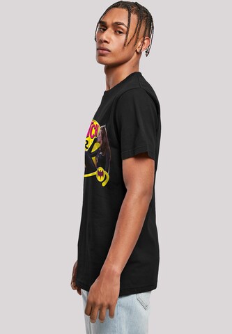 F4NT4STIC Shirt 'Batman TV Series Catwoman Scratch' in Zwart