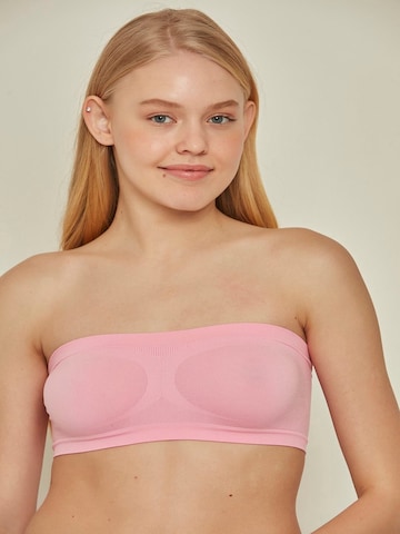 Soutien-gorge C&City en rose : devant