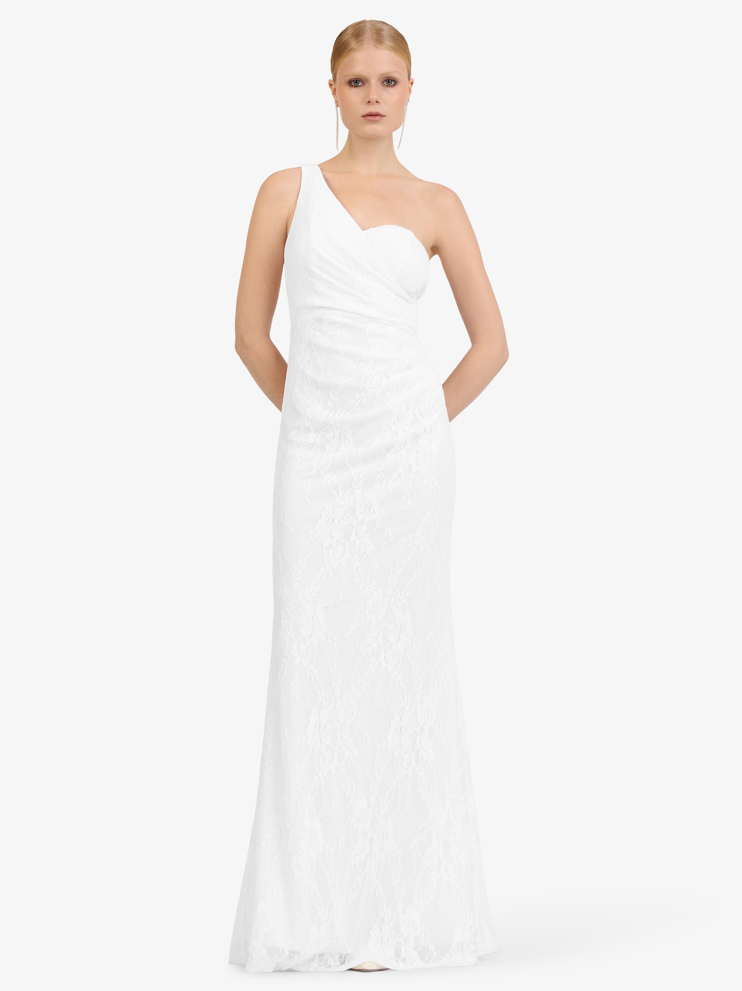 Kraimod Abendkleid in Weiß: Vorderseite