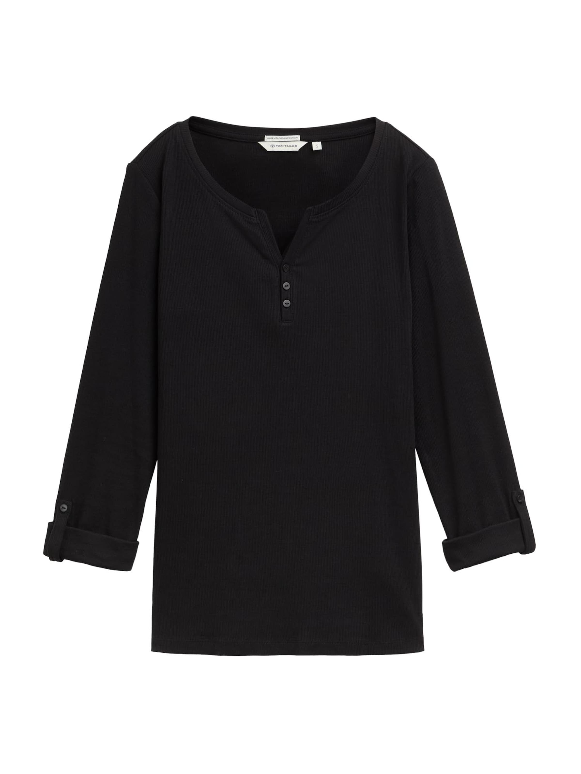 TOM TAILOR Shirts i sort: forside