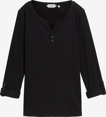 TOM TAILOR Shirt in Schwarz: Vorderseite