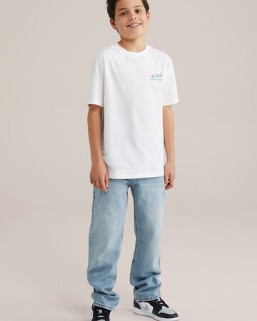 WE Fashion Футболка в Белый