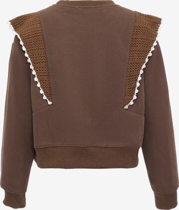 HOMEBASE Sweatshirt in Braun