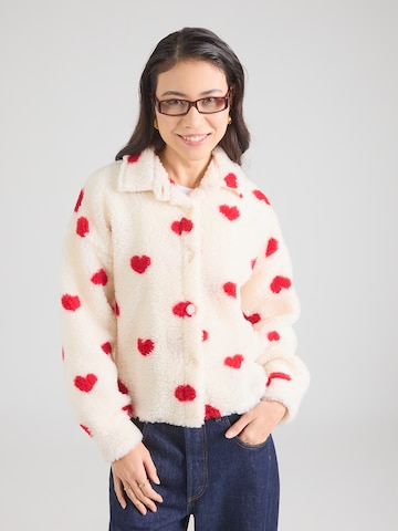 Geacă de primăvară-toamnă 'El44lie' de la Hailys pe alb: față