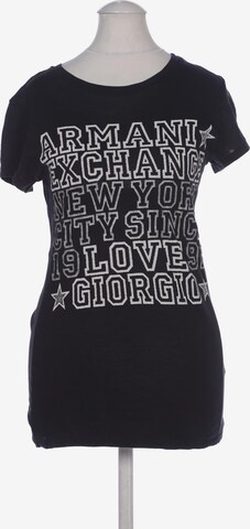 ARMANI EXCHANGE T-Shirt S in Schwarz: predná strana