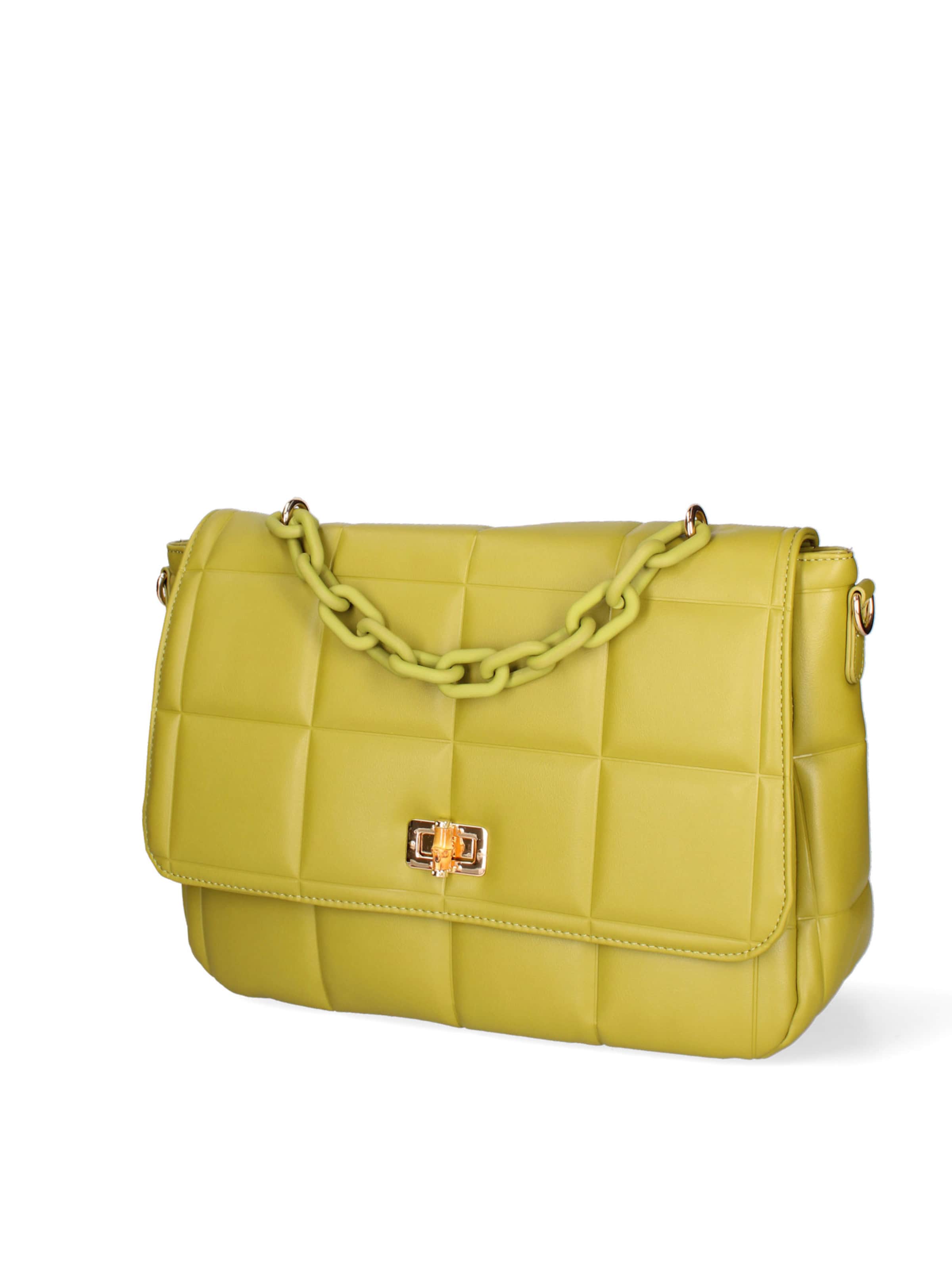 Borsa a mano 'Borsa a mano Solange ecopelle vegana con catena - Diana & Co' di Diana&Co. in verde