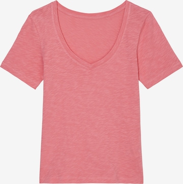 T-shirt Marc O'Polo en rouge : devant