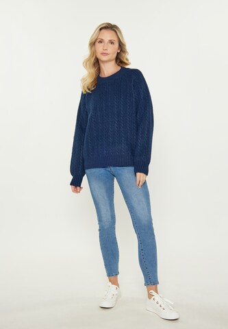 usha BLUE LABEL Sveter 'Classic' - Modrá