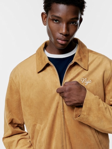 Pull&Bear Between-season jacket in Yellow