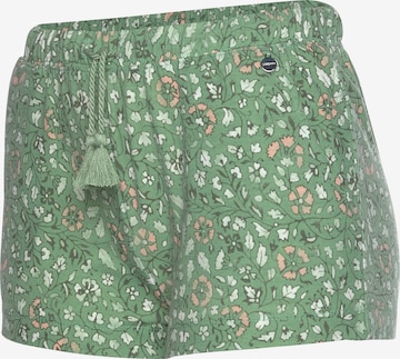 LASCANA Pajama Pants in Green