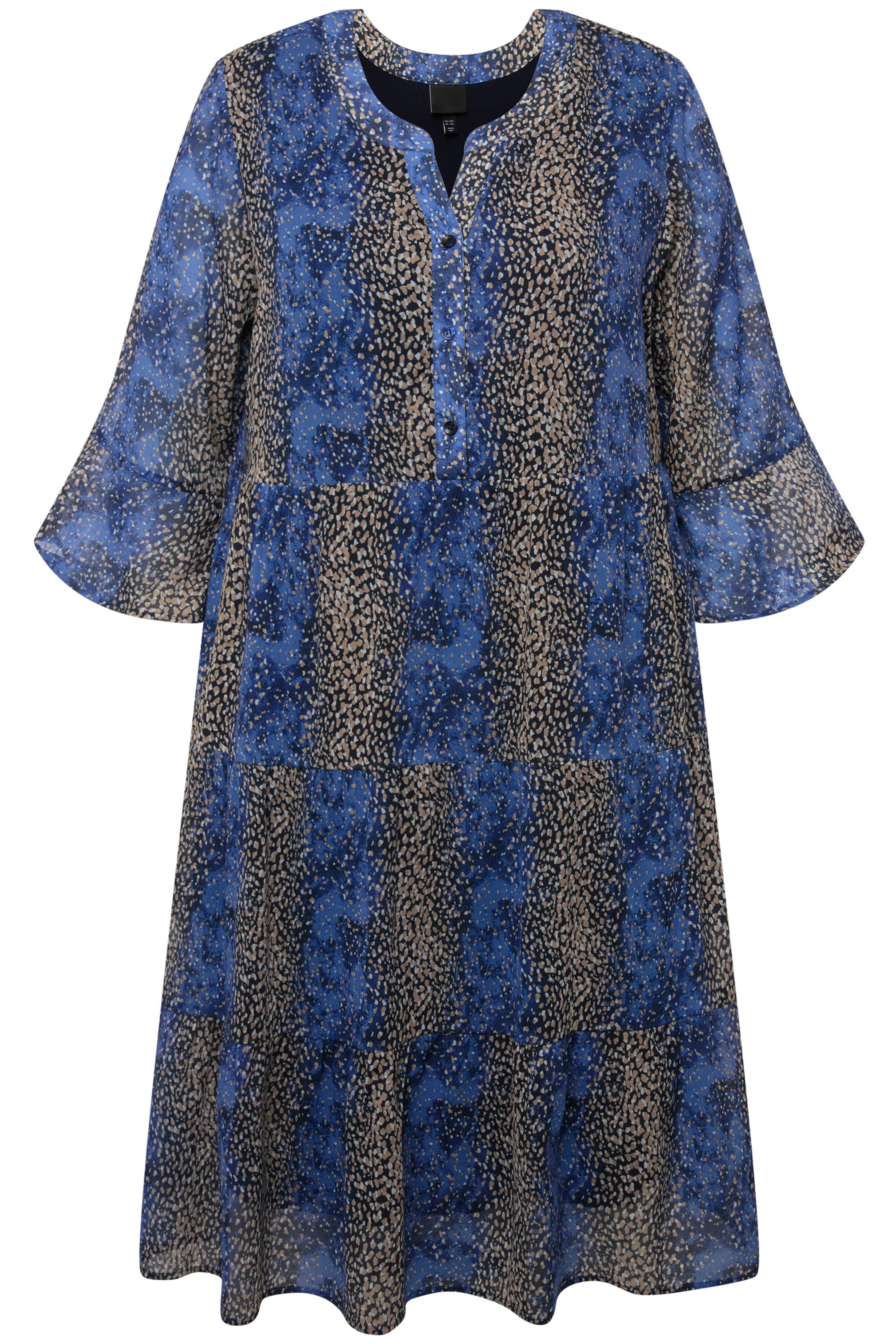 Ulla Popken Dress in Blue: front