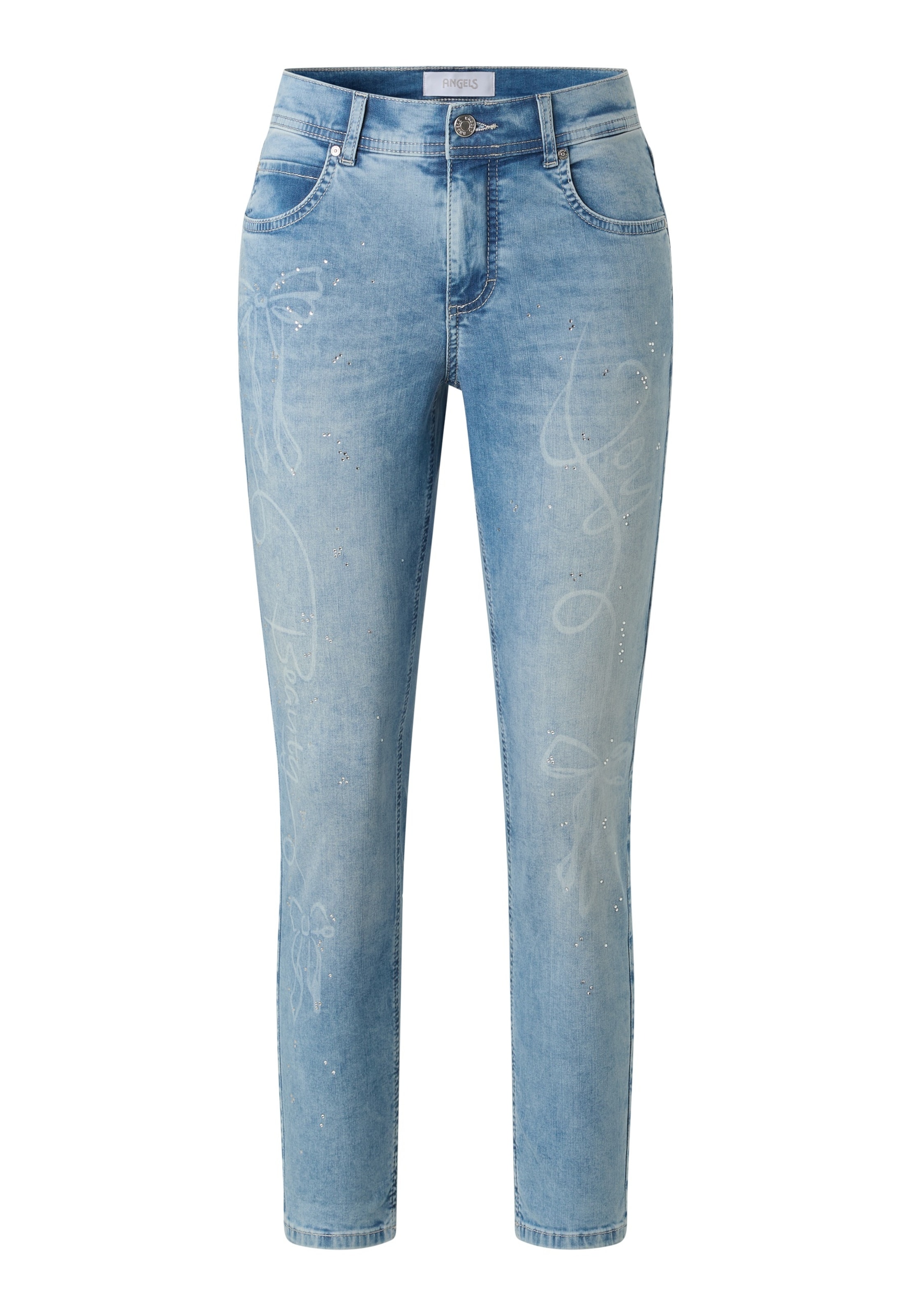 Angels Slimfit Jeans in Blauw: voorkant
