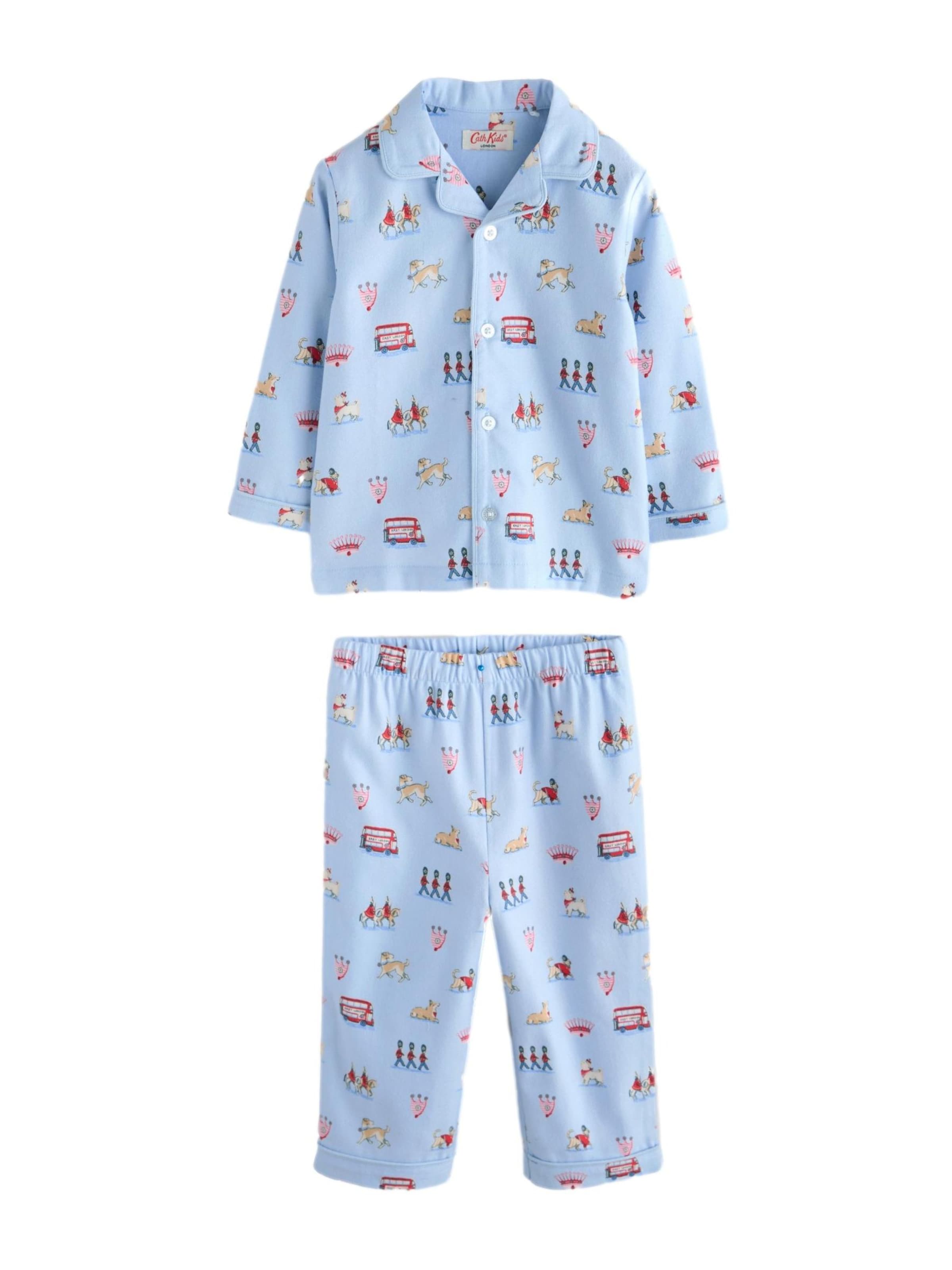 Next Schlafanzug in Blau: Vorderseite