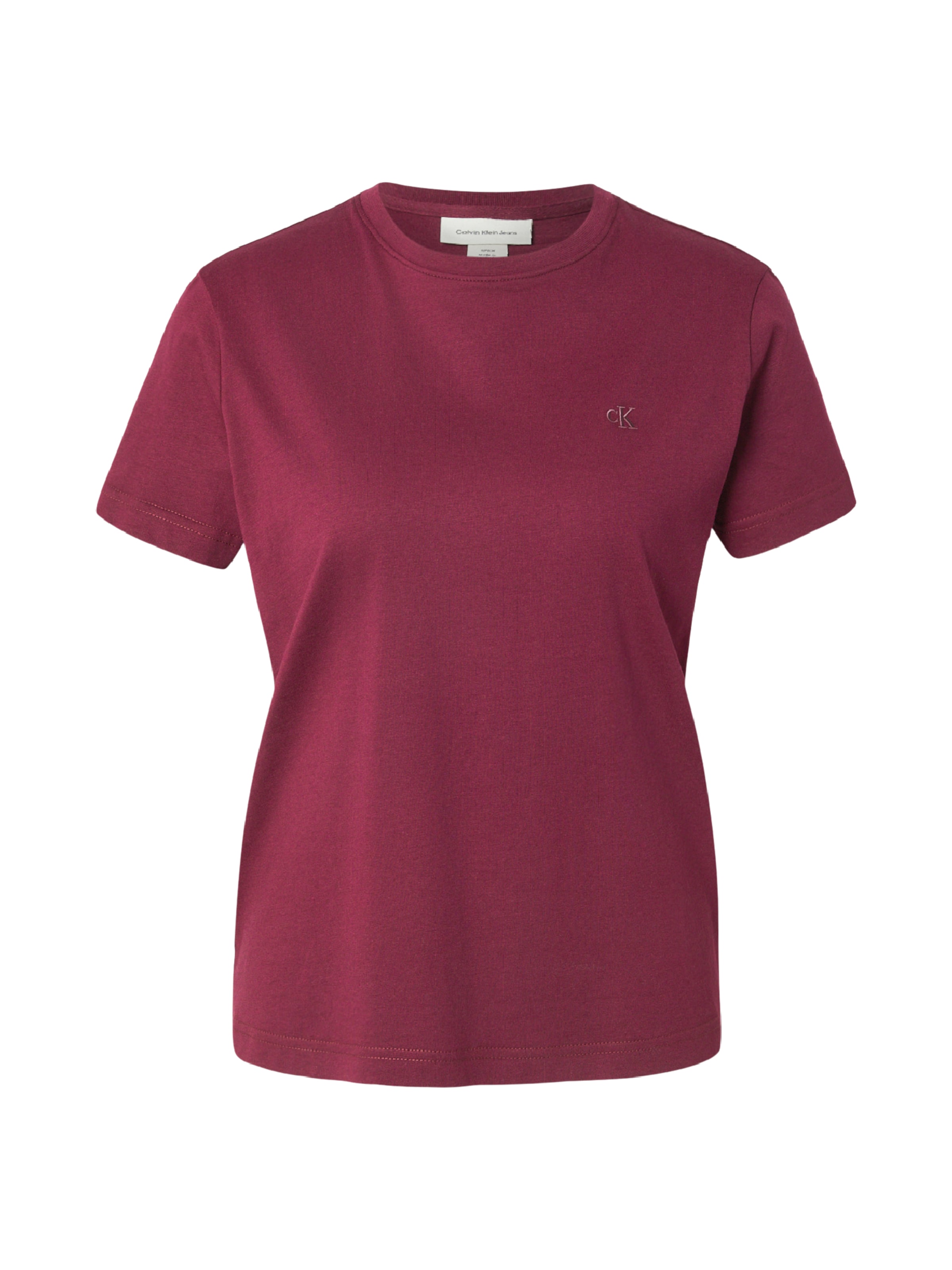 Calvin Klein Jeans - Camisa 'Archive' em roxo: frente