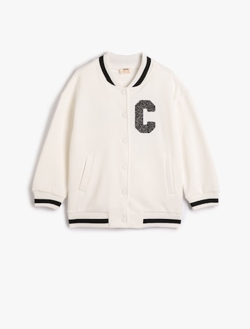 Koton Between-Season Jacket in White: front