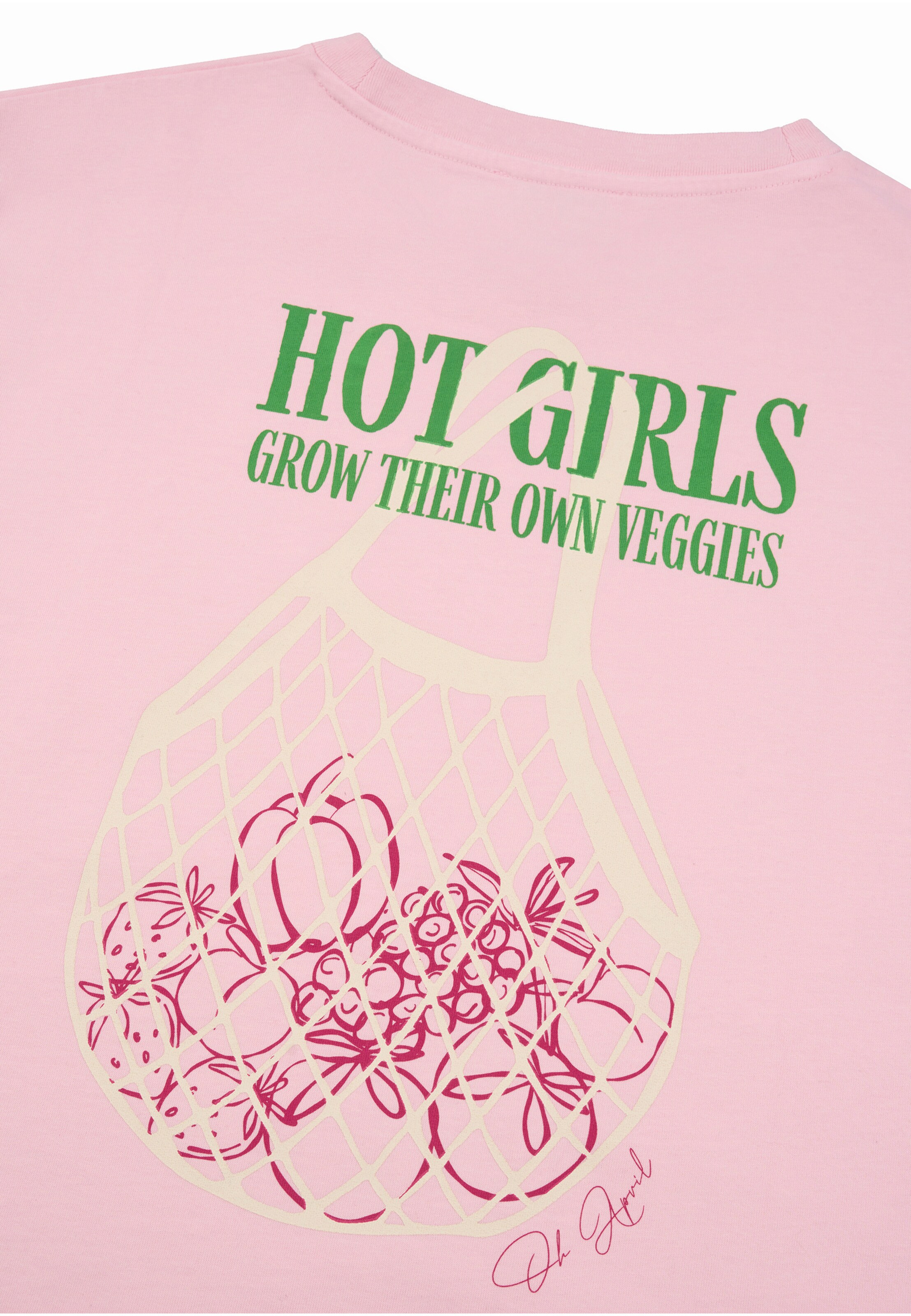 OH APRIL Tričko 'Veggies' – pink