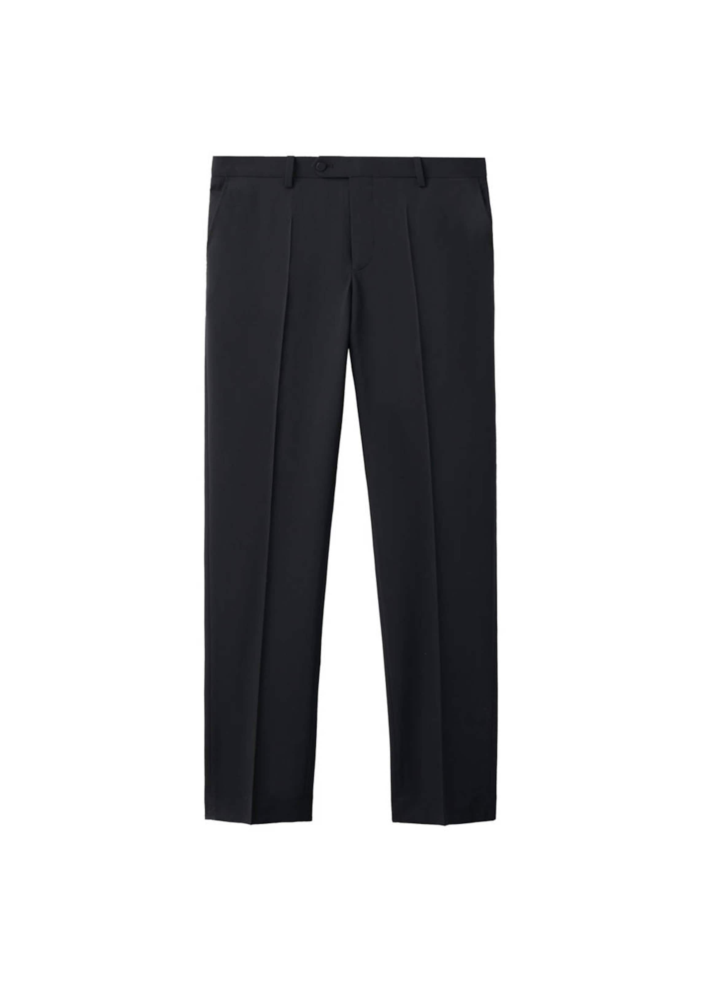 MANGO MAN Pleated Pants 'Smoking' in 48 in Black, Item view