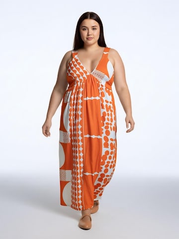 Shop Karey Summer dress 'Sunny' in Orange