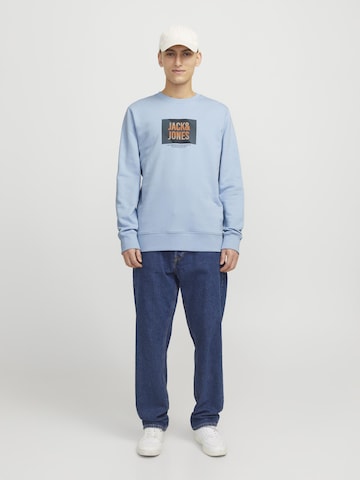 JACK & JONES Sweatshirt 'JJHudson' in Blau