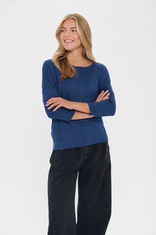 SAINT TROPEZ Sweater in Blue: front