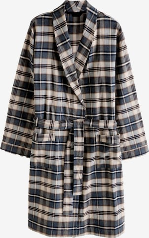 NextDugi kupaći ogrtač - siva boja: prednji dio