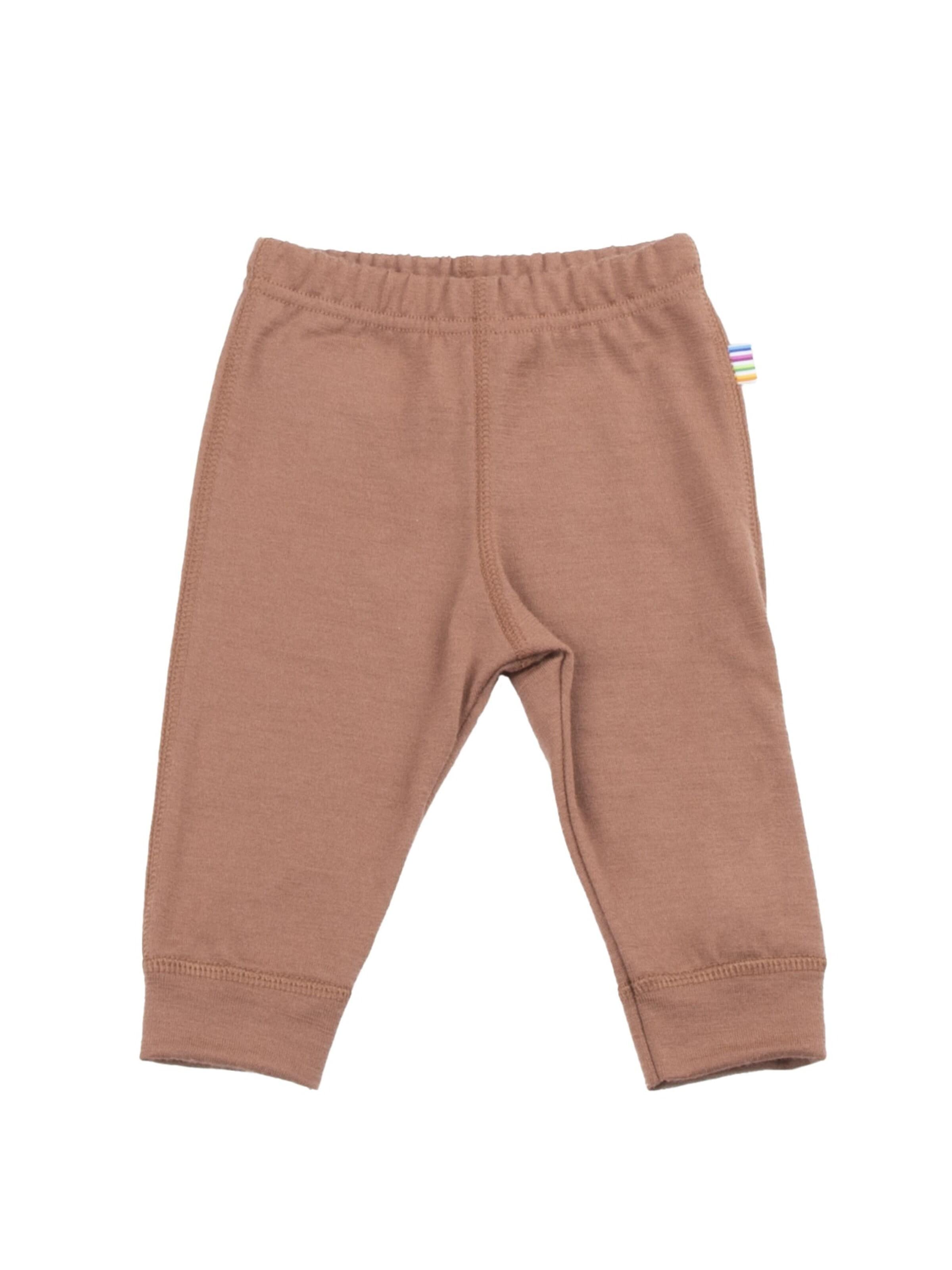 JOHA Leggings 'Leggings aus Merinowolle'‌‌‌ in Braun: Vorderseite