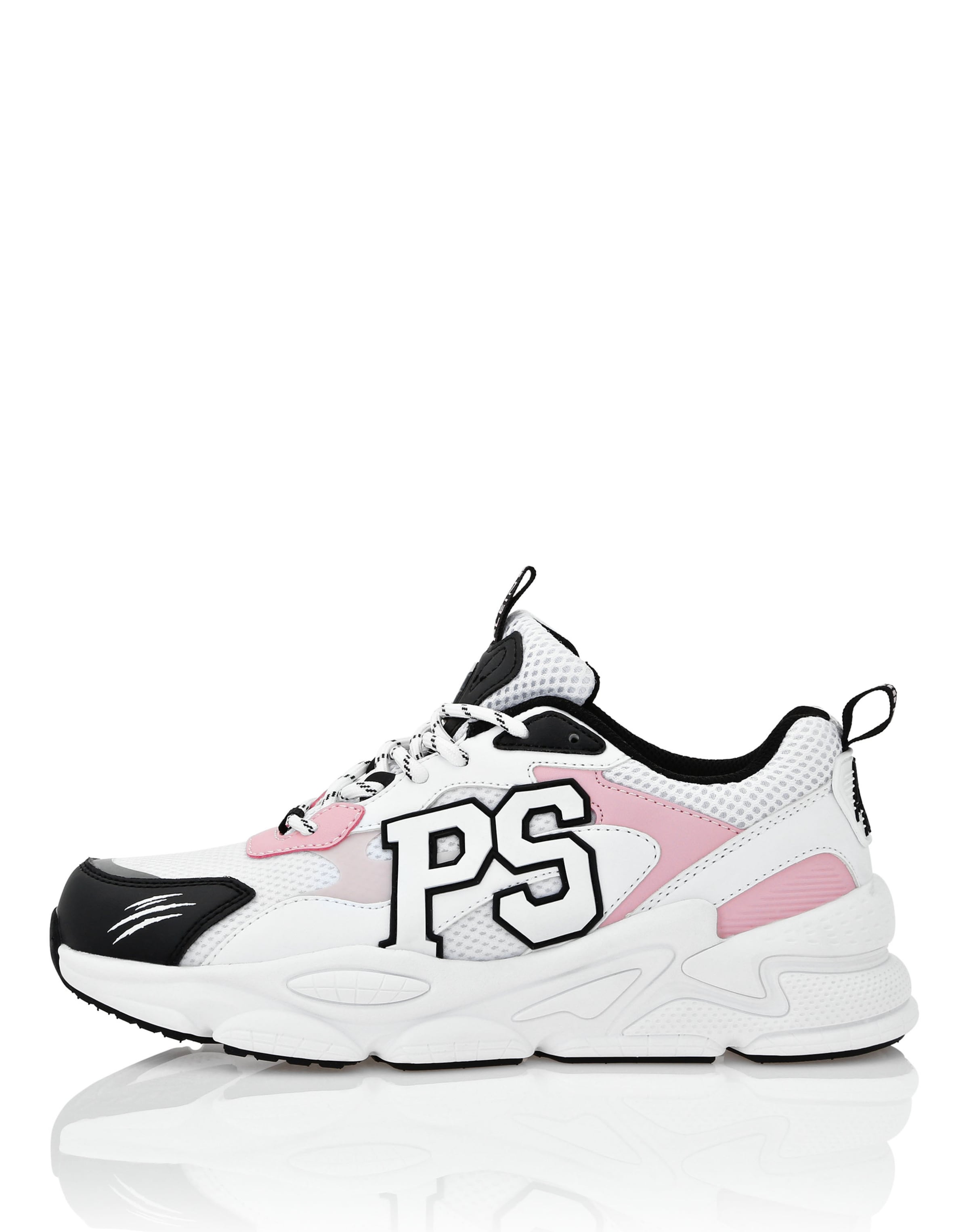 Plein Sport - Zapatillas deportivas bajas en blanco: frente