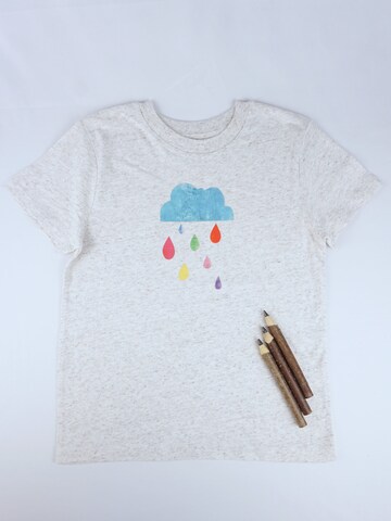 MelaDi Shirt 'Regenwolke' in White