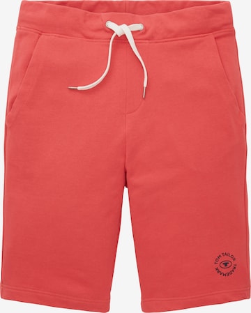 TOM TAILOR Shorts in Rot: predná strana