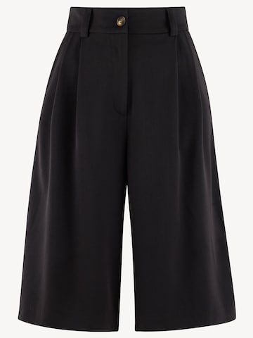 Tamaris Regular Broek 'Bermuda' in Zwart: voorkant