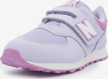 Baskets new balance en violet : devant