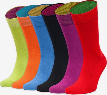 Chaussettes Von Jungfeld en mélange de couleurs