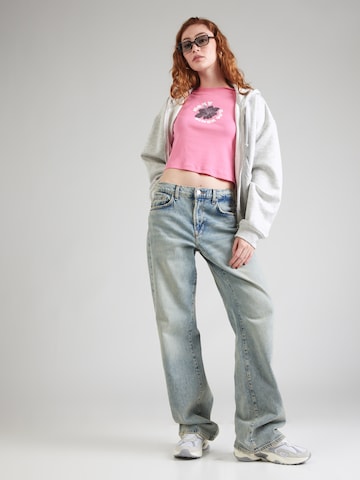 T-shirt 'BEACH LOVE' ROXY en rose
