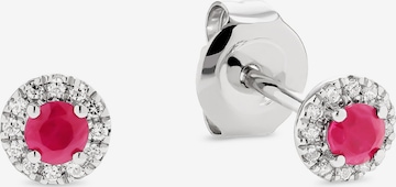 CHRIST Ohrringe in Silber: Vorderseite