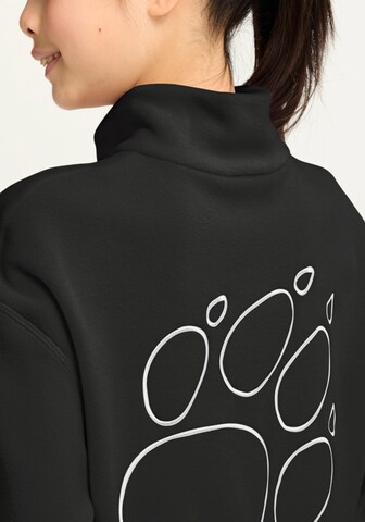 JACK WOLFSKIN Athletic Sweater in Black