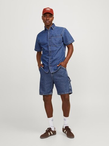 JACK & JONES Loosefit Shorts 'Tony' in Blau