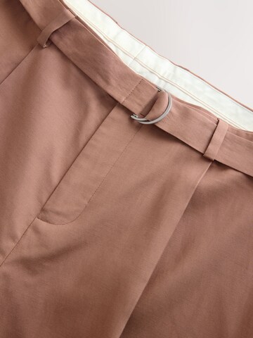 Next Loose fit Trousers with creases in Brown