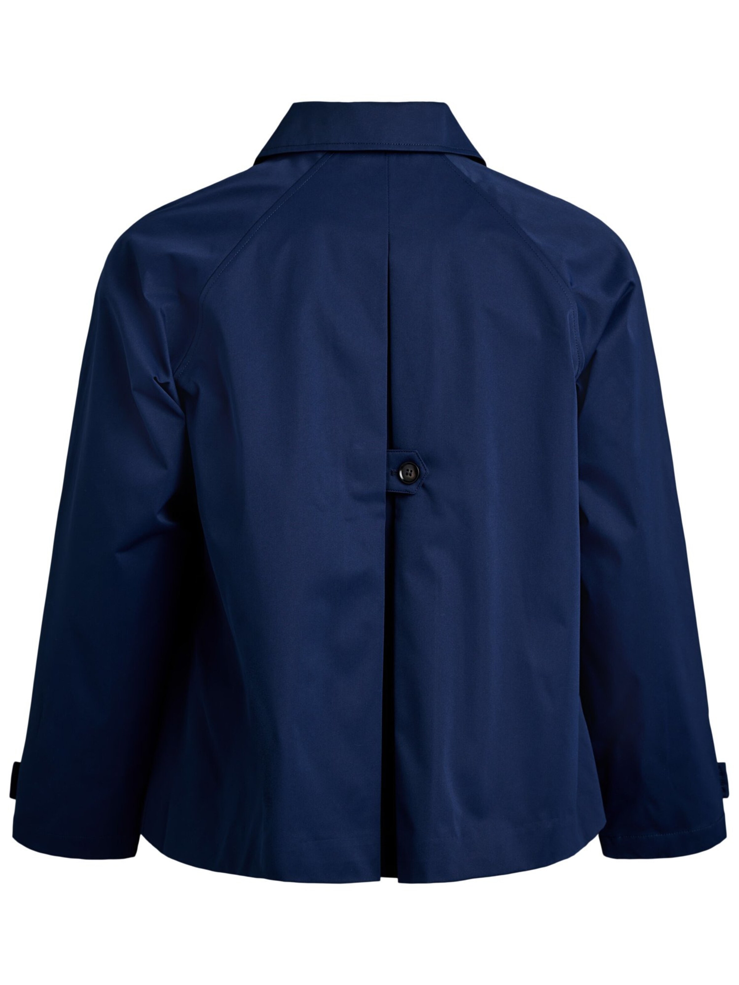 Zizzi Between-seasons coat 'Palma' in Blue
