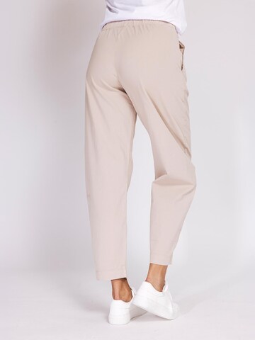 Zhrill Tapered Pants 'ZHDAIJA' in Beige