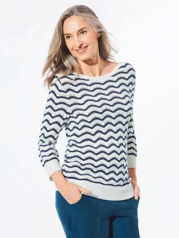 Goldner Sweater in White: front