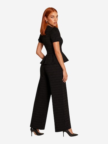 Camicia da donna 'Ricamato' di I AM in nero