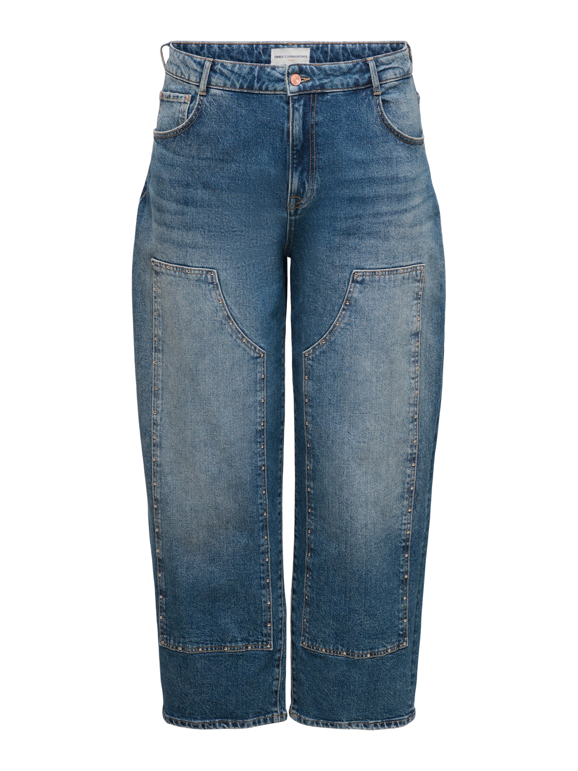 Barrel Jeans 'CARZOEY' di ONLY Carmakoma in blu: frontale