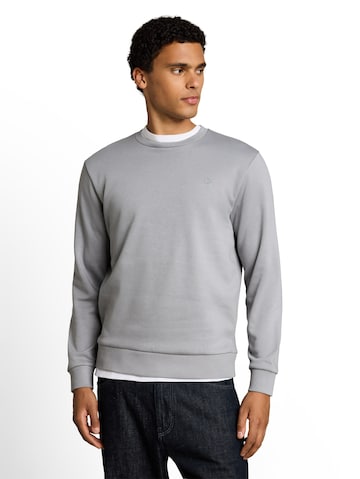 TOM TAILOR DENIM Sweatshirt in Grau: Vorderseite