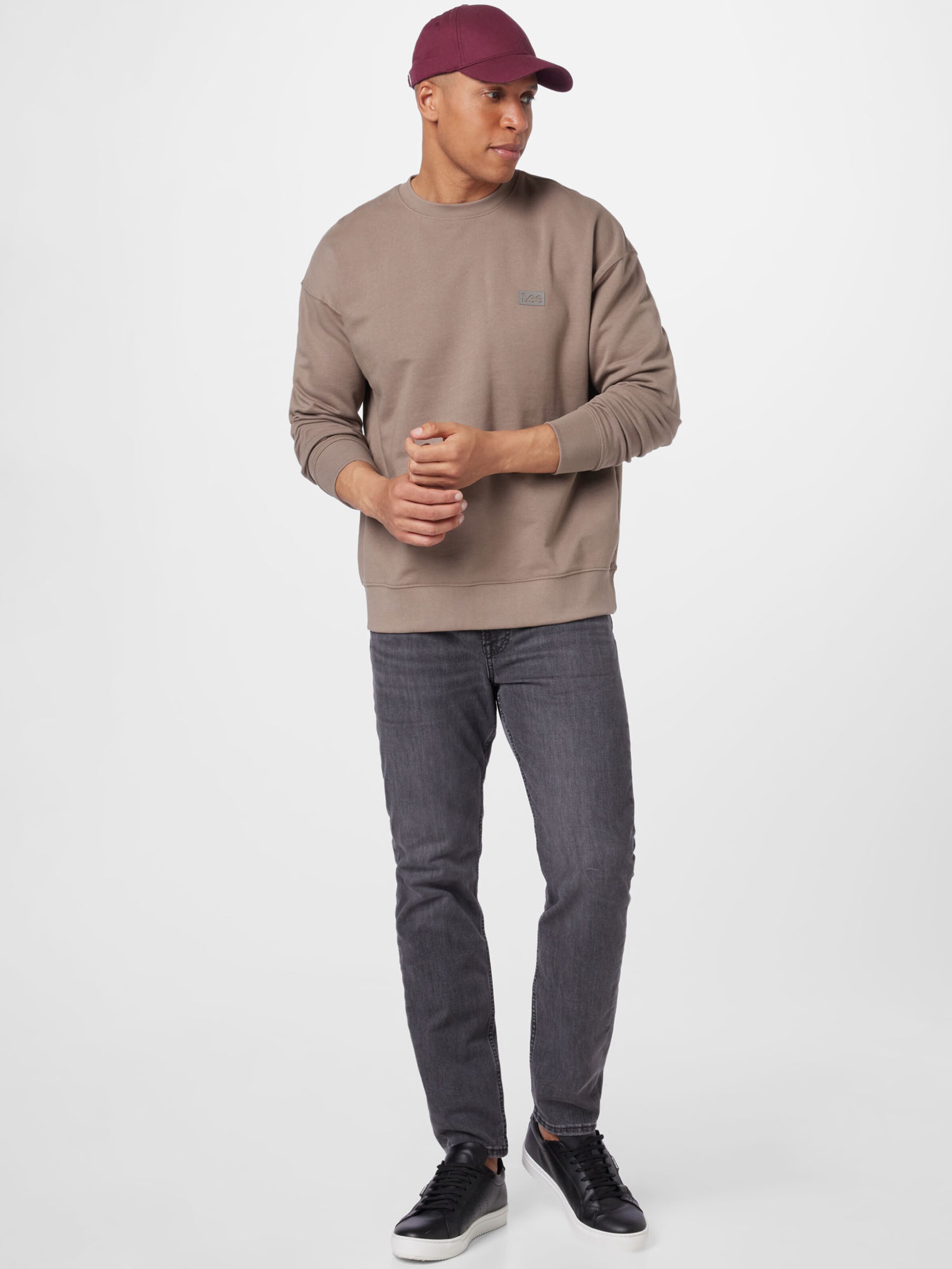 Männer Sweat Lee Sweatshirt in Braun - GE87679 Männer Sweat Lee Sweatshirt in Braun - GE87679