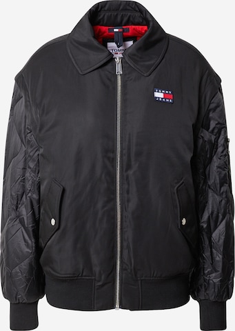 Tommy Jeans Between-season jacket in Black: front