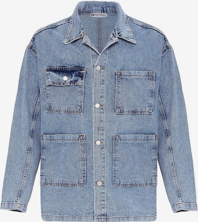 Dandalo Veste mi-saison en bleu denim, Vue avec produit