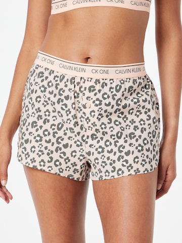 Calvin Klein Underwear - Regular Calças de pijama em laranja: frente